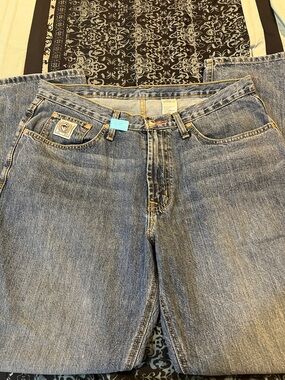 Cinch WHITE TAG Men's Light Blue Relaxed Denim Jeans